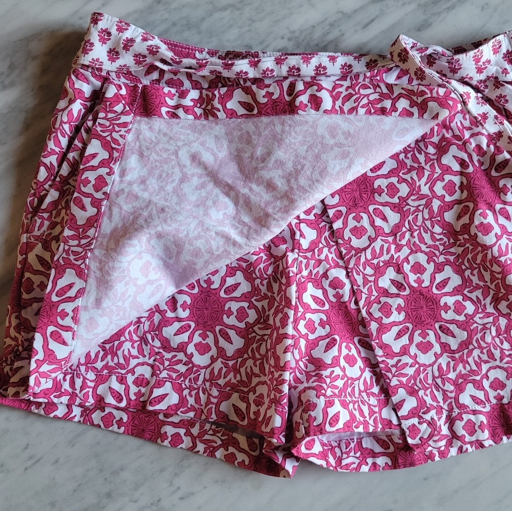 Vinyard Vines Skort Pink White Barbie Designer Coastal Preppy Trendy 2 - Picture 2 of 8